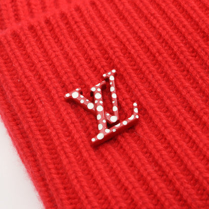 LOUIS VUITTON × yayoi kusama ボネ インフィニティドット ルージュ ブロン ビーニー カシミヤ レッド ルイヴィトン 財布・小物 LOUIS VUITTON