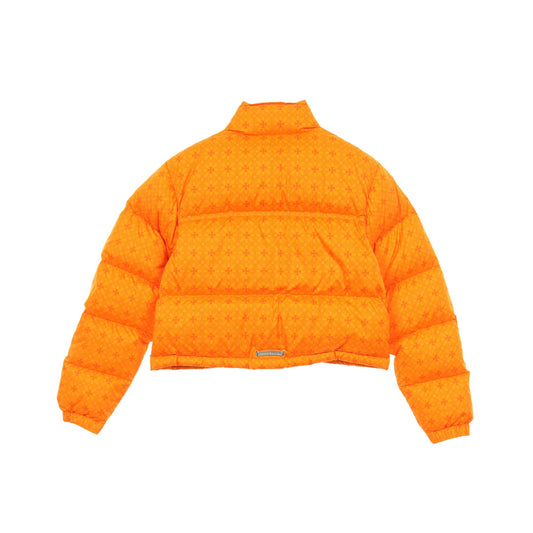 STIFF プーパークロップパディング CHプラス ダガージップ ダウンジャケット オレンジ クロムハーツ