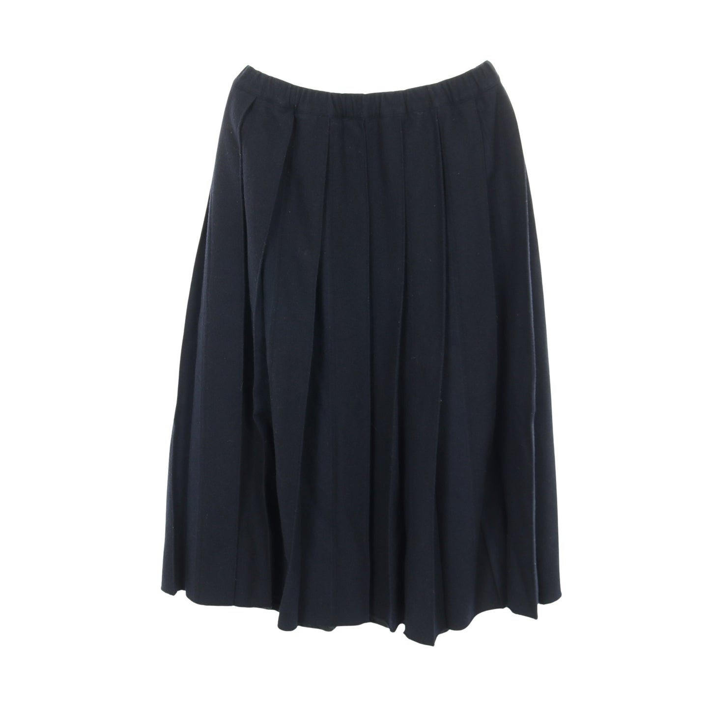 プリーツ スカート ウール ネイビー コムデギャルソンコムデギャルソン ボトムス Comme des Garcons Comme des Garcons