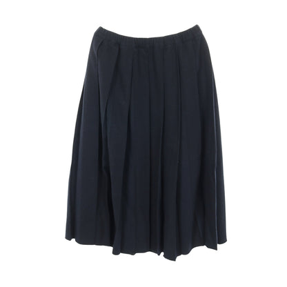 プリーツ スカート ウール ネイビー コムデギャルソンコムデギャルソン ボトムス Comme des Garcons Comme des Garcons