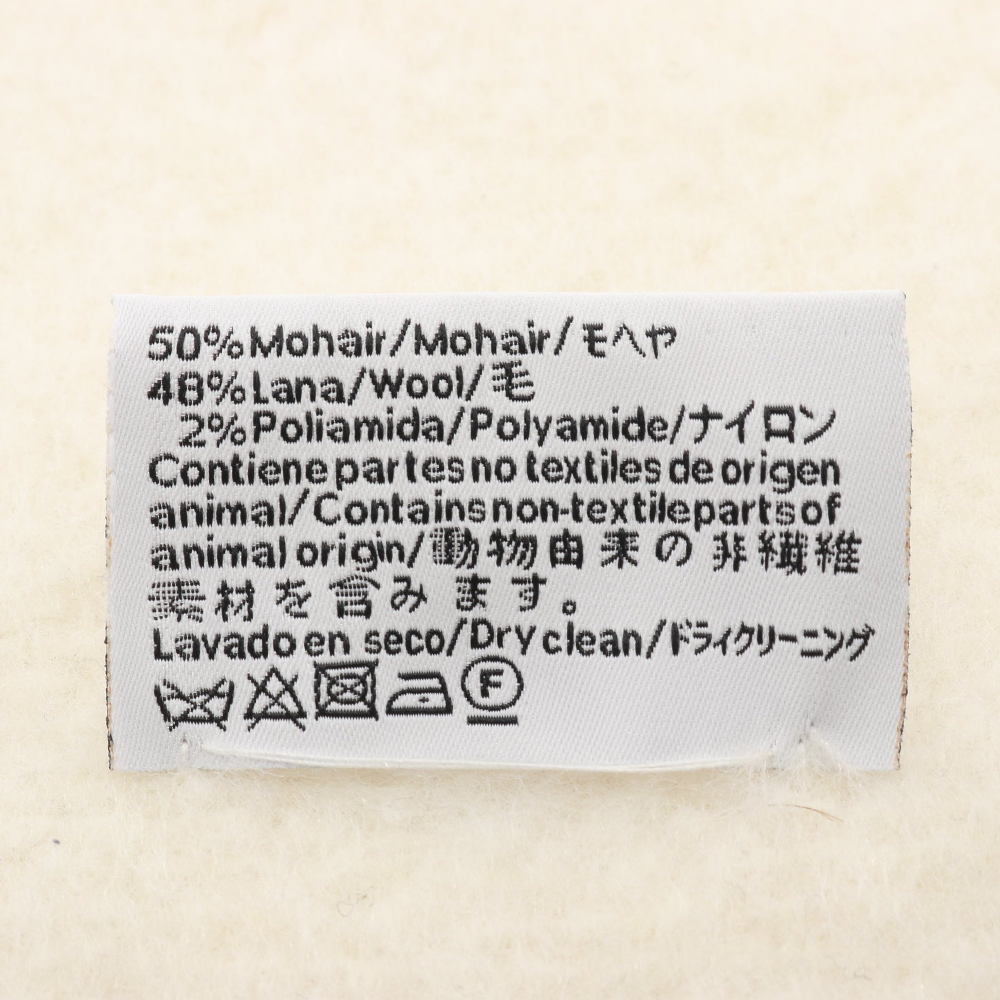 アナグラム スカーフ マフラー モヘヤ ウール アイボリー ロエベ 財布・小物 LOEWE