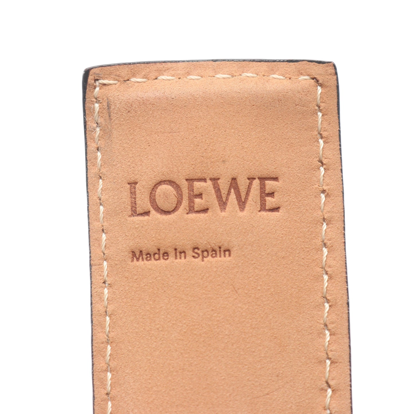 アナグラム スラップ スモール ブレスレット レザー ブラウン ロエベ アクセサリー LOEWE