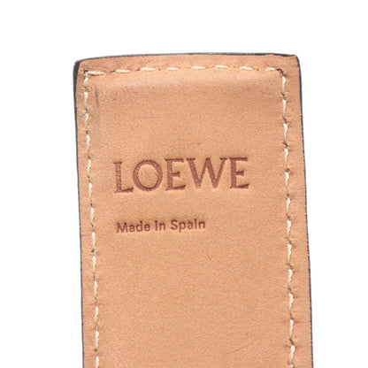 アナグラム スラップ スモール ブレスレット レザー ブラウン ロエベ アクセサリー LOEWE