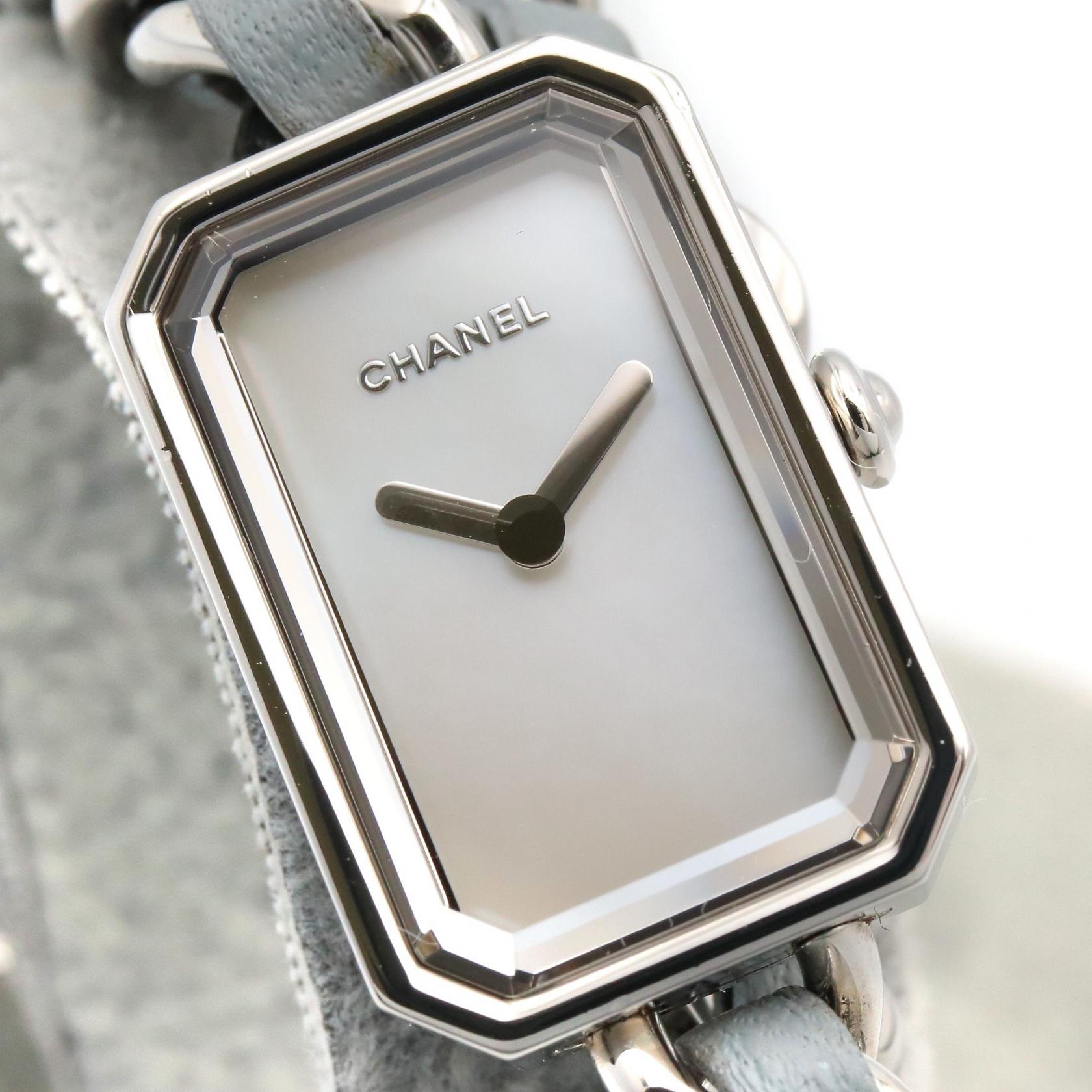 CHANEL シャネル プルミエールL クオーツ 腕時計 シルバー×ホワイトシェル 管理番号：11077 楽天市場】シャネル プルミエール ホワイトの通販