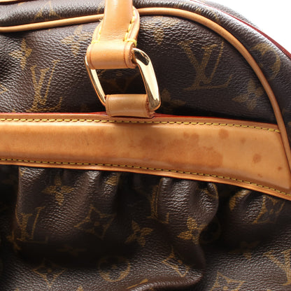 ミツィ モノグラム ハンドバッグ PVC レザー ブラウン ルイヴィトン バッグ LOUIS VUITTON