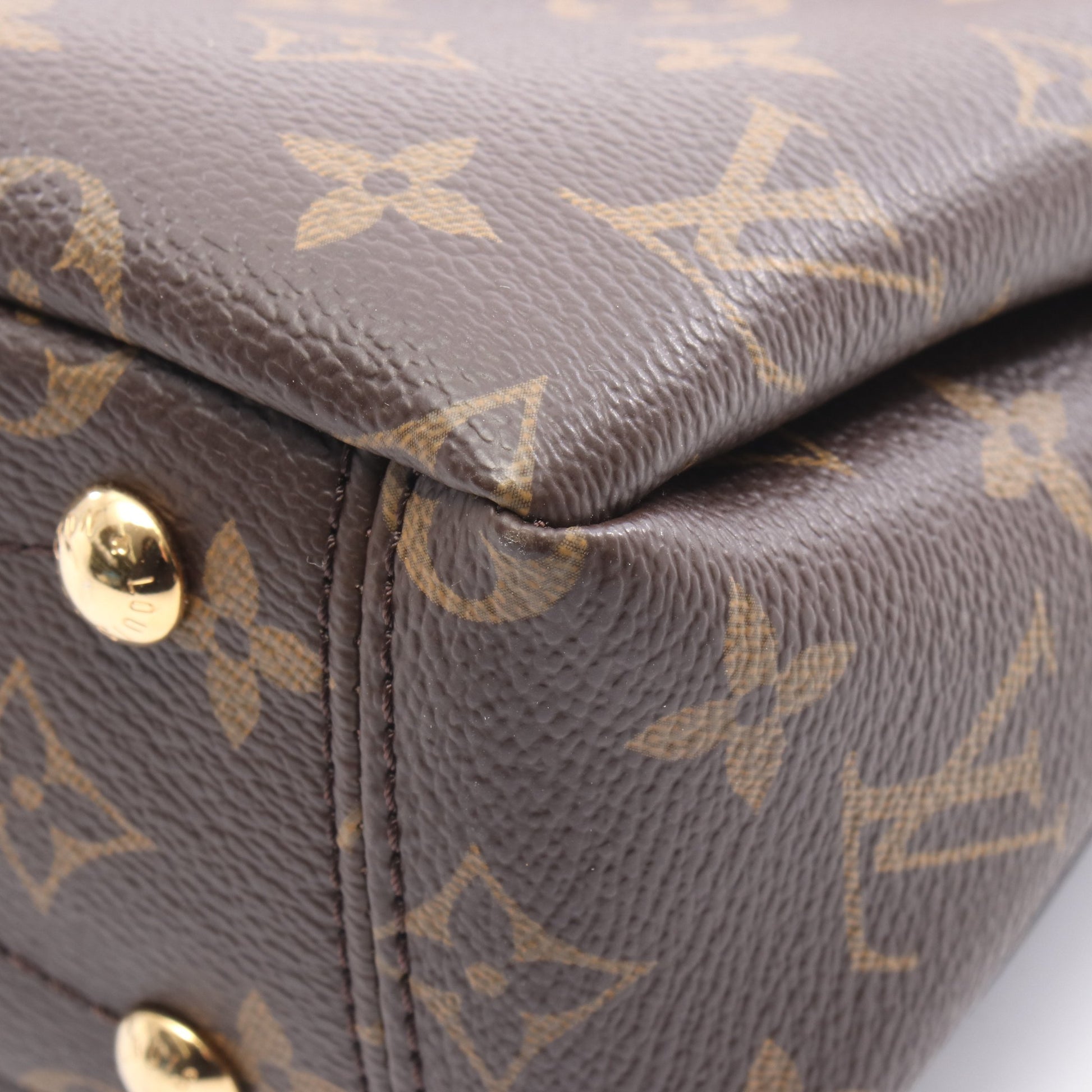 パラスBB モノグラム ノワール ハンドバッグ PVC レザー ブラウン ブラック 2WAY ルイヴィトン バッグ LOUIS VUITTON