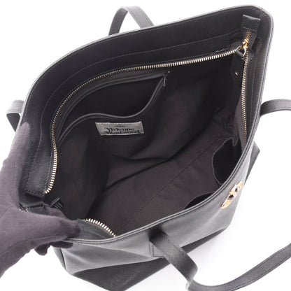 SHOPPER オーブ ショルダーバッグ トートバッグ レザー ブラック ヴィヴィアンウエストウッド バッグ Vivienne Westwood