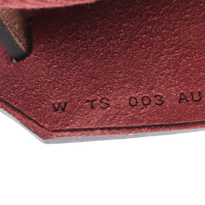エールバッグジップPM ハンドバッグ トワルミリタリー レザー ボルドー シルバー金具 2WAY W刻印 エルメス バッグ HERMES