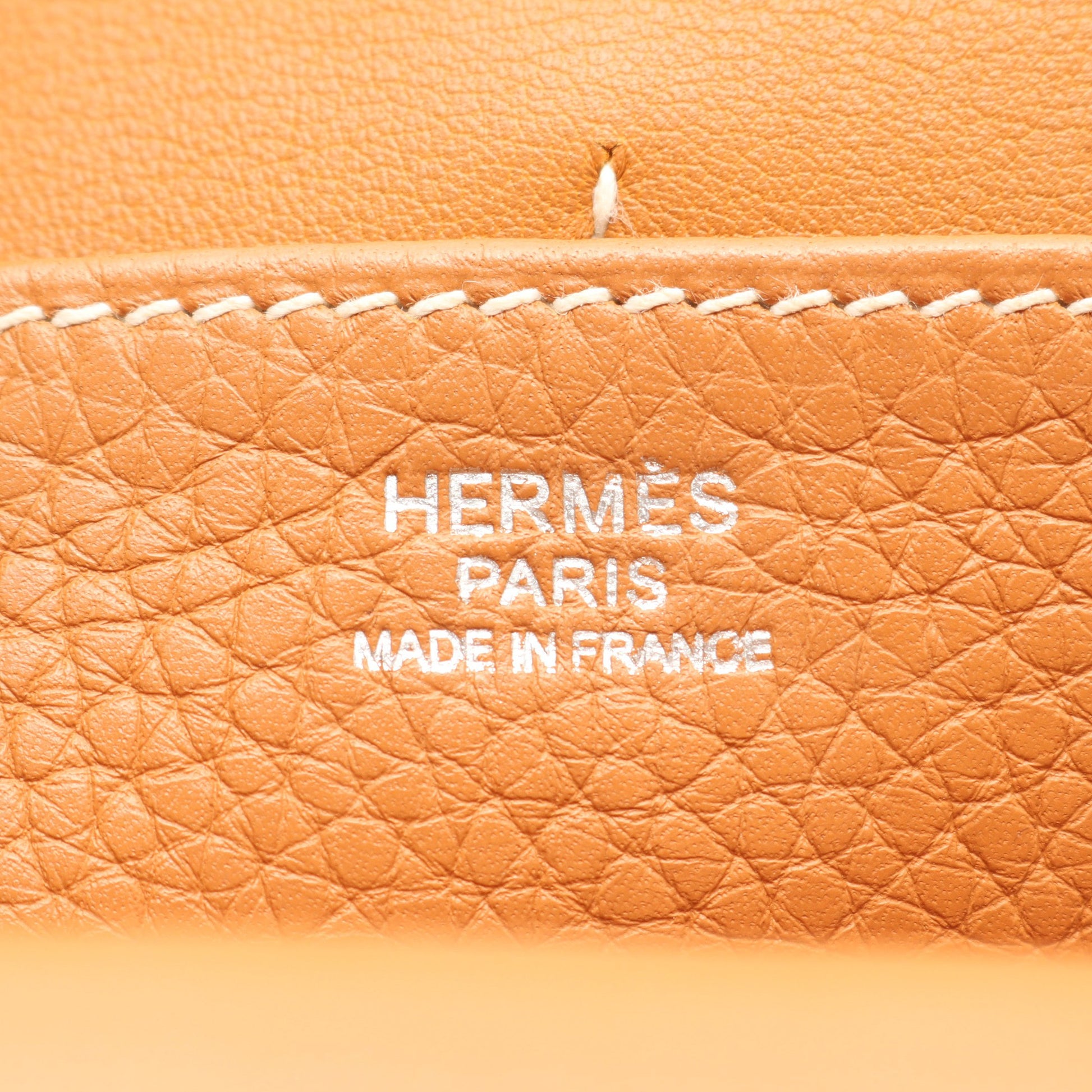 アルザン31 トフィ ハンドバッグ トリヨンクレマンス ライトブラウン シルバー金具 2WAY A刻印 エルメス バッグ HERMES