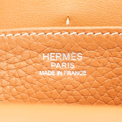 アルザン31 トフィ ハンドバッグ トリヨンクレマンス ライトブラウン シルバー金具 2WAY A刻印 エルメス バッグ HERMES