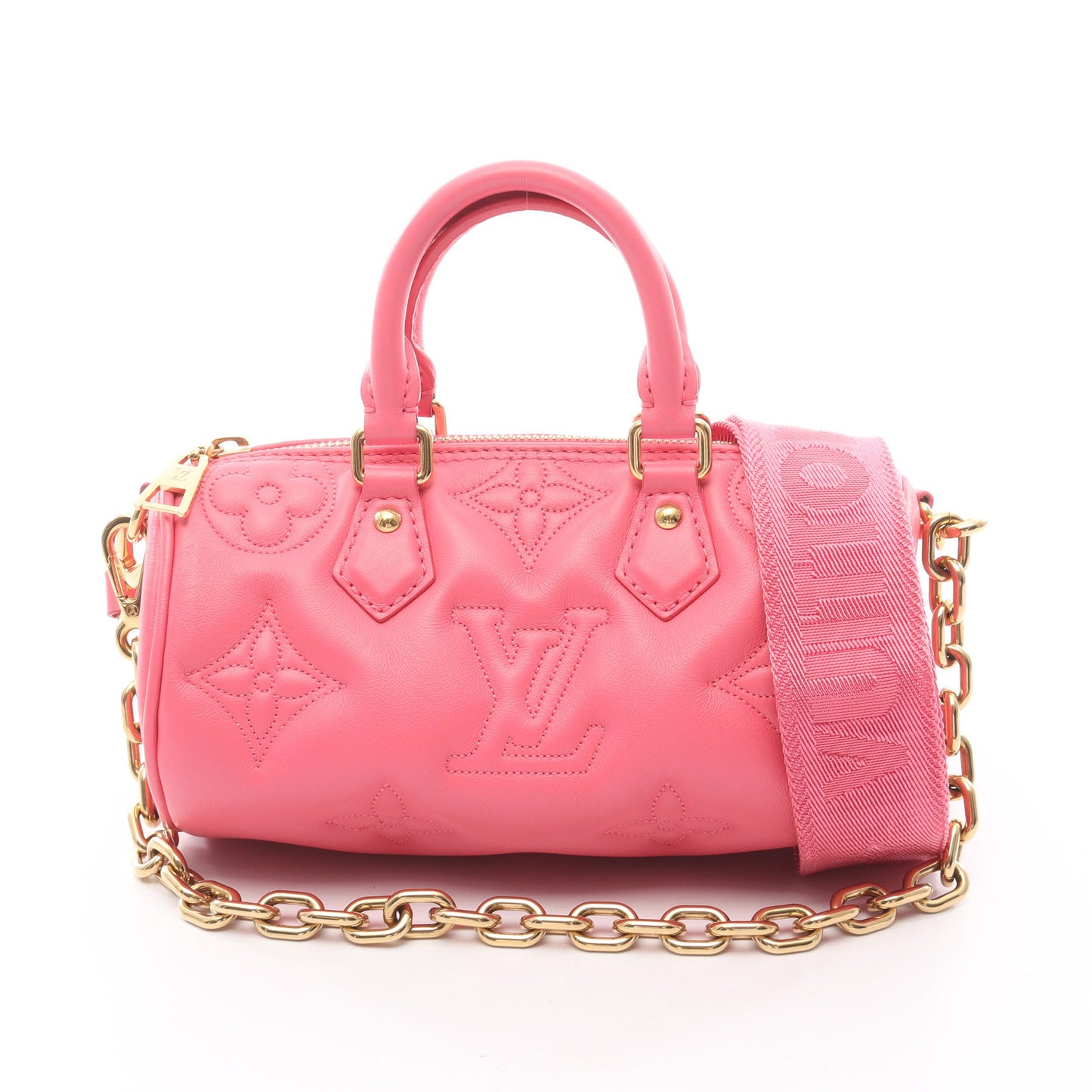 パピヨンBB バブルグラム ハンドバッグ レザー ピンク 3WAY ルイヴィトン バッグ LOUIS VUITTON