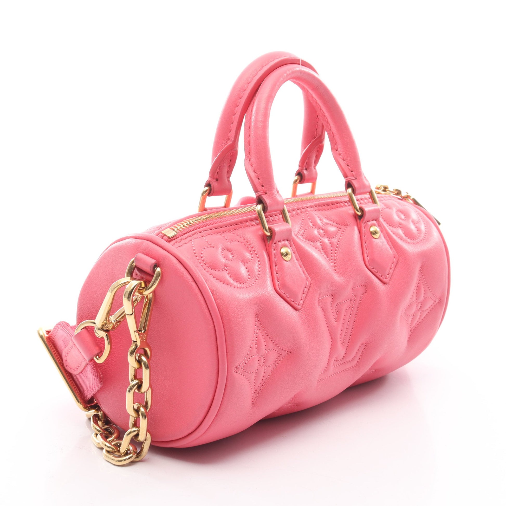 パピヨンBB バブルグラム ハンドバッグ レザー ピンク 3WAY ルイヴィトン バッグ LOUIS VUITTON