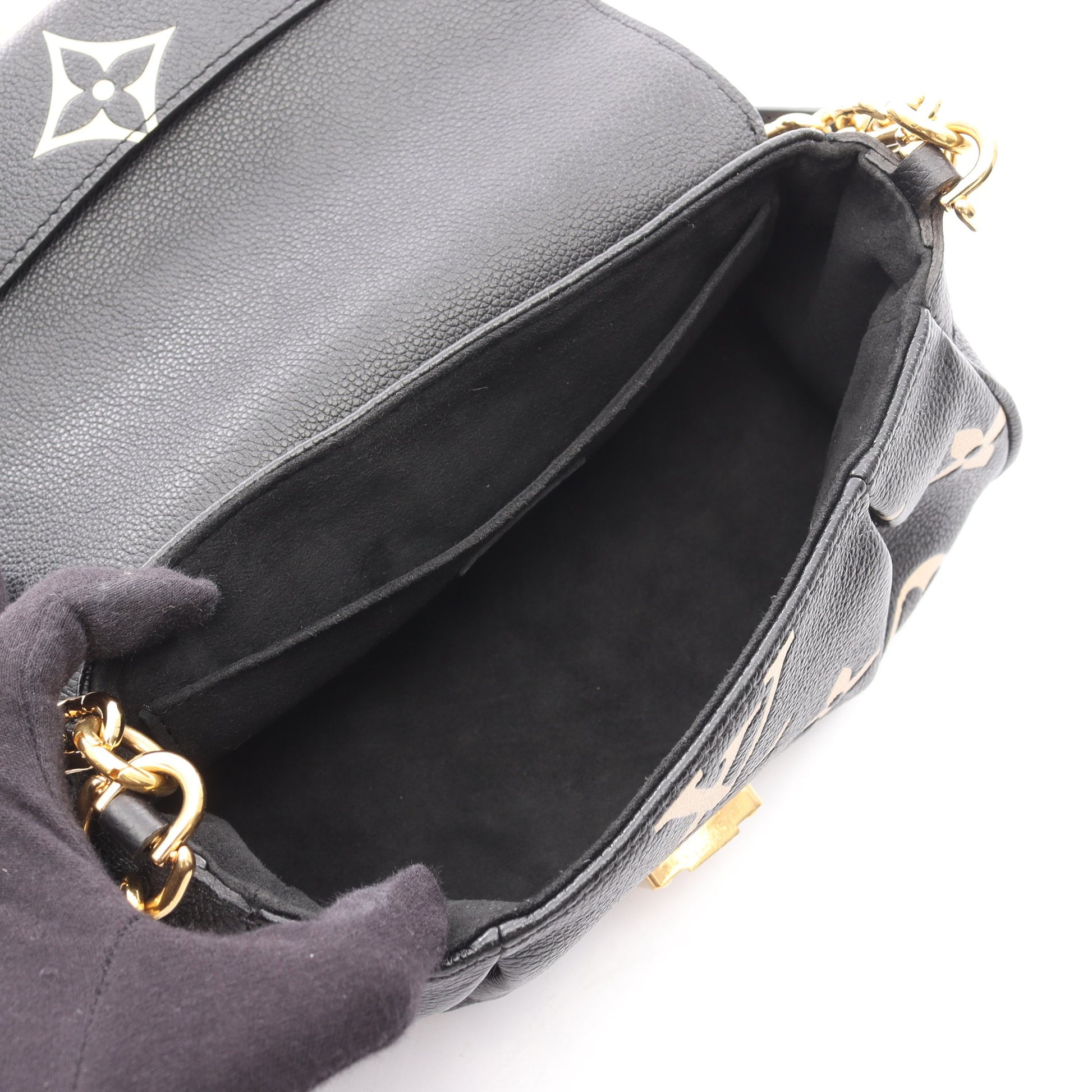 フェイボリットNM モノグラムジャイアント チェーンハンドバッグ レザー ブラック ベージュ 2WAY ルイヴィトン バッグ LOUIS VUITTON