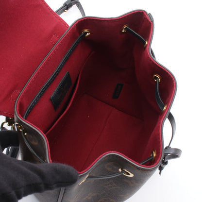モンスリ NM BB モノグラム バックパック リュックサック PVC レザー ブラウン ブラック ルイヴィトン バッグ LOUIS VUITTON