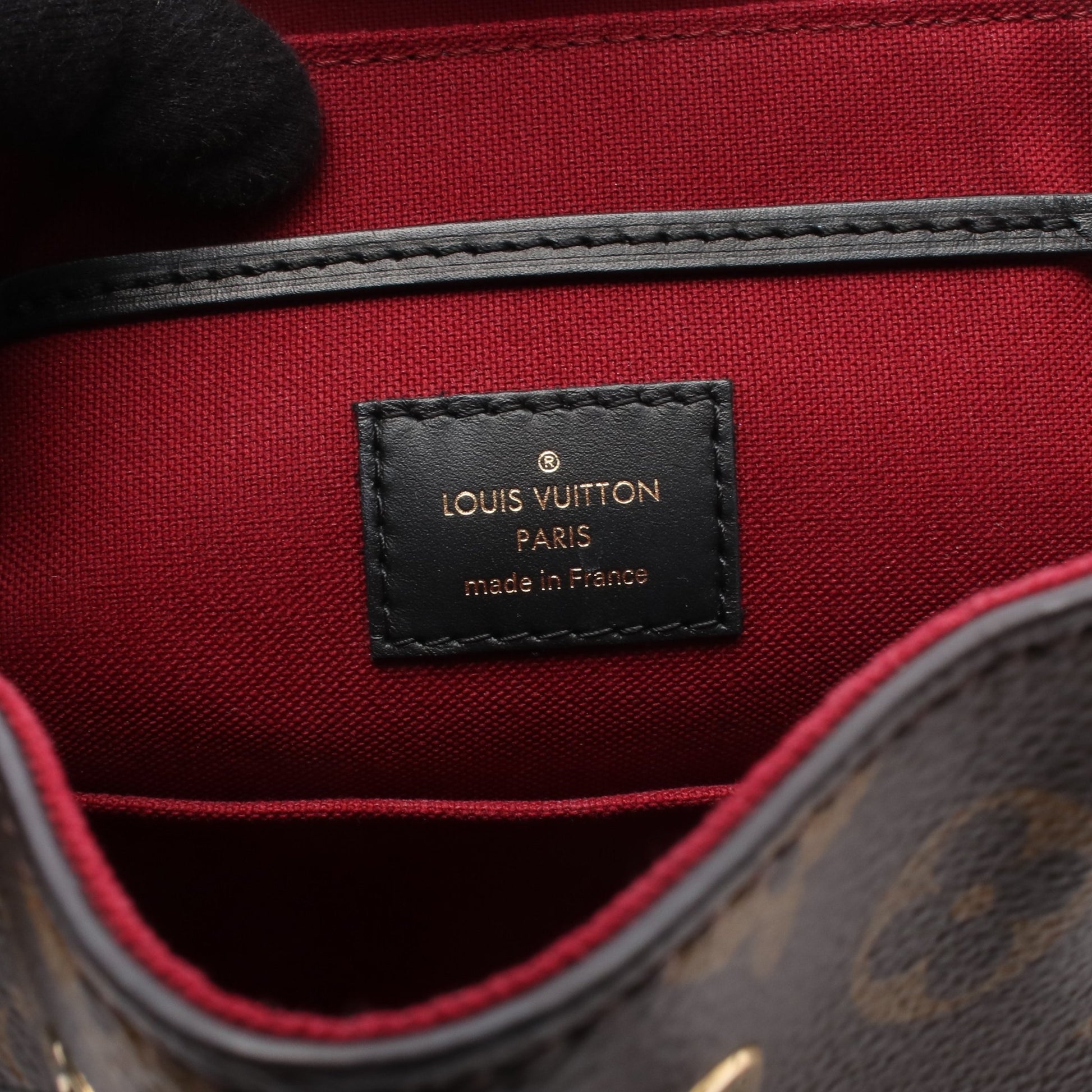 モンスリ NM BB モノグラム バックパック リュックサック PVC レザー ブラウン ブラック ルイヴィトン バッグ LOUIS VUITTON