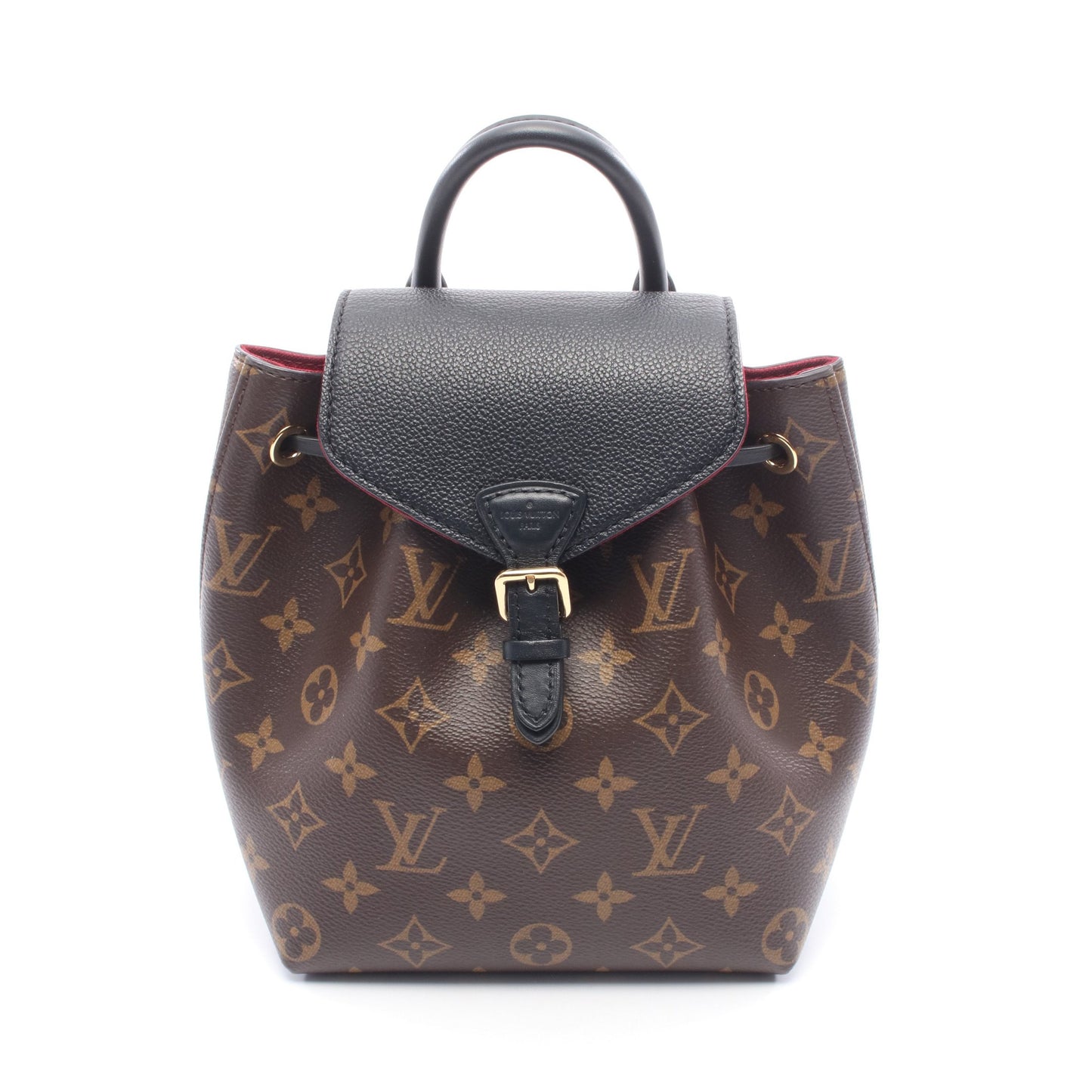 モンスリ NM BB モノグラム バックパック リュックサック PVC レザー ブラウン ブラック ルイヴィトン バッグ LOUIS VUITTON