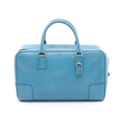 アマソナ28 ハンドバッグ レザー ブルーグリーン ロエベ バッグ LOEWE
