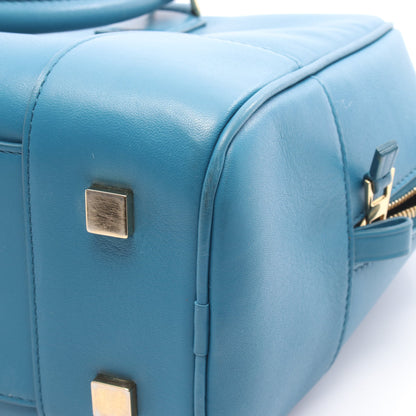 アマソナ28 ハンドバッグ レザー ブルーグリーン ロエベ バッグ LOEWE