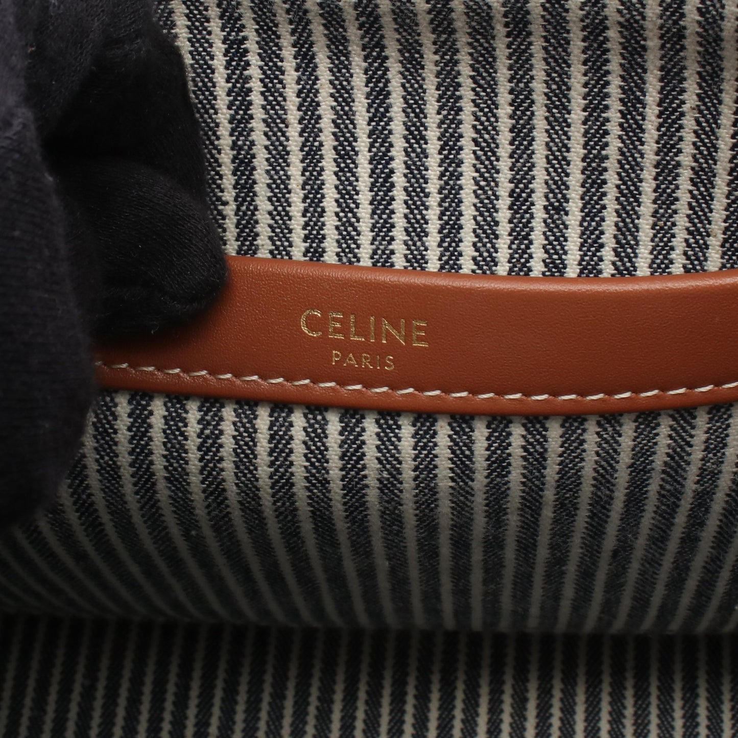 SMALL CABAS スモール カバ タイス ハンドバッグ トートバッグ キャンバス レザー ネイビー ホワイト ブラウン 2WAY セリーヌ バッグ CELINE