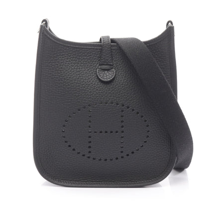 エヴリンTPM アマゾン ショルダーバッグ トリヨンクレマンス ブラック シルバー金具 K刻印 エルメス バッグ HERMES