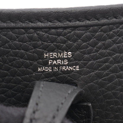 エヴリンTPM アマゾン ショルダーバッグ トリヨンクレマンス ブラック シルバー金具 K刻印 エルメス バッグ HERMES