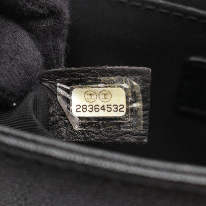 ボーイシャネル チェーンショルダーバッグ レザー ブラック ゴールド金具 シャネル バッグ CHANEL