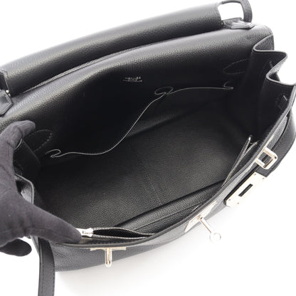 ジプシエール34 ショルダーバッグ トリヨンクレマンス ブラック シルバー金具 □M刻印 エルメス バッグ HERMES