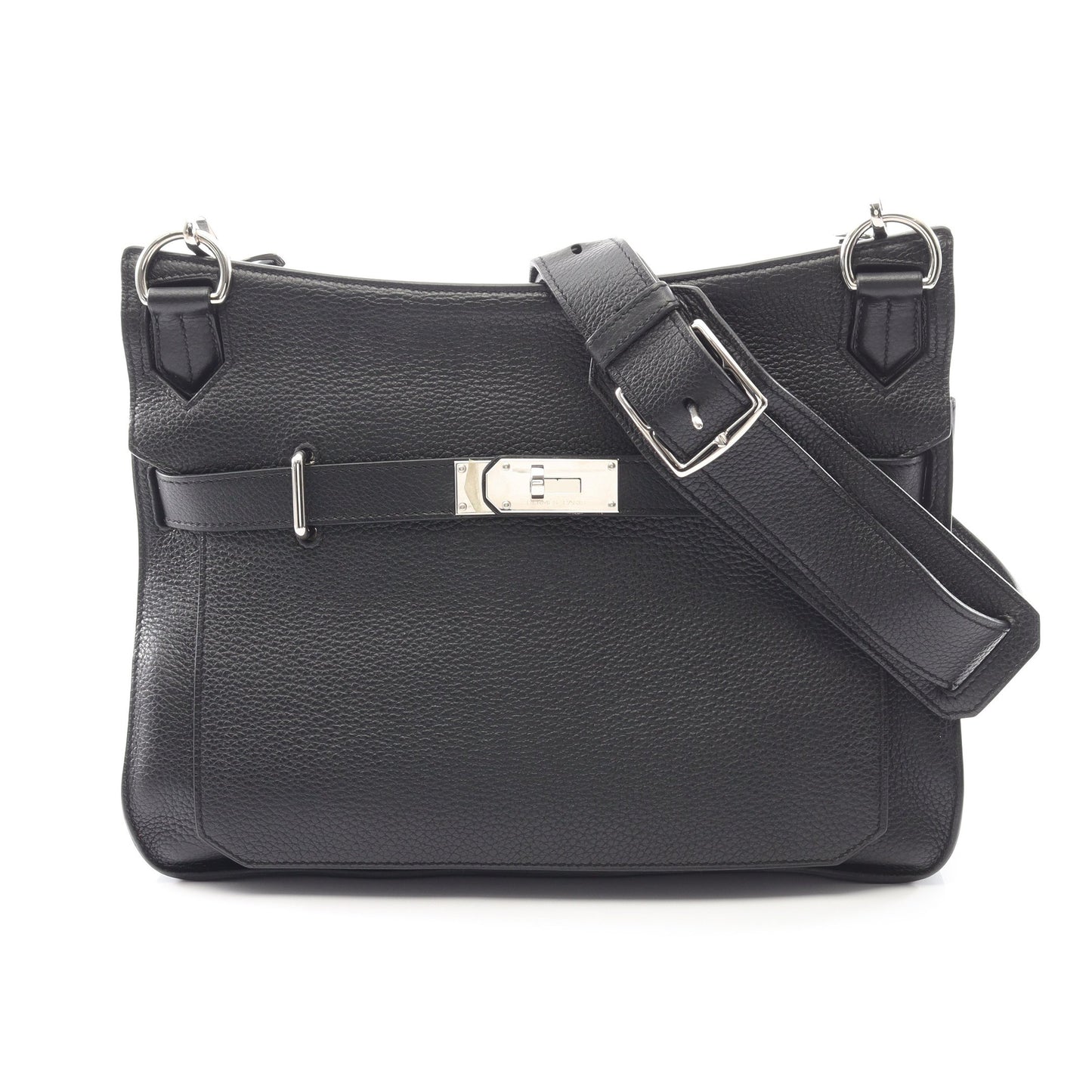 ジプシエール34 ショルダーバッグ トリヨンクレマンス ブラック シルバー金具 □M刻印 エルメス バッグ HERMES