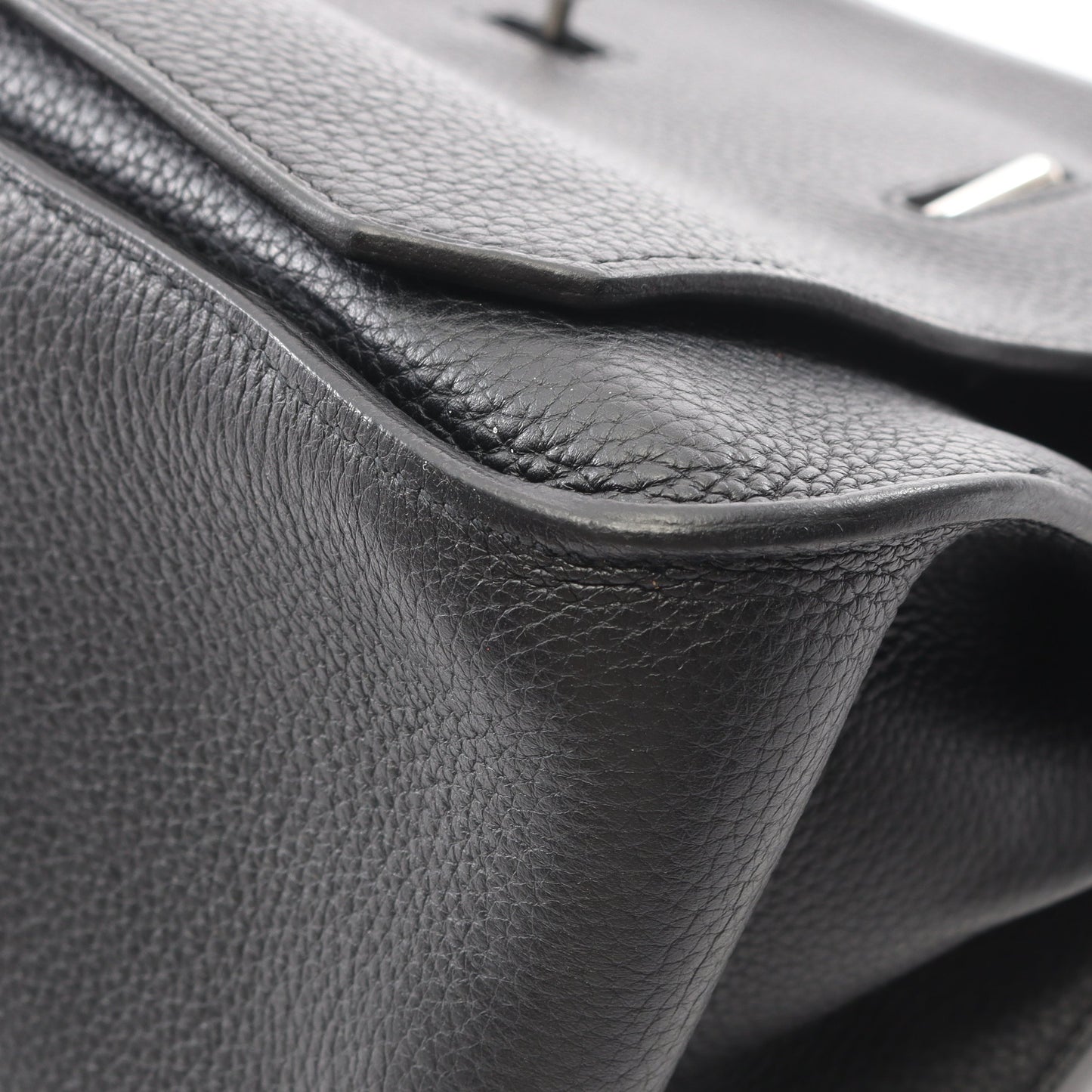 ジプシエール34 ショルダーバッグ トリヨンクレマンス ブラック シルバー金具 □M刻印 エルメス バッグ HERMES