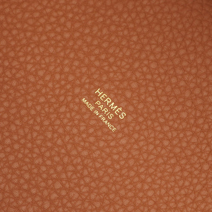 ピコタンロックPM ゴールド ハンドバッグ トリヨンクレマンス ライトブラウン ゴールド金具 K刻印 エルメス バッグ HERMES