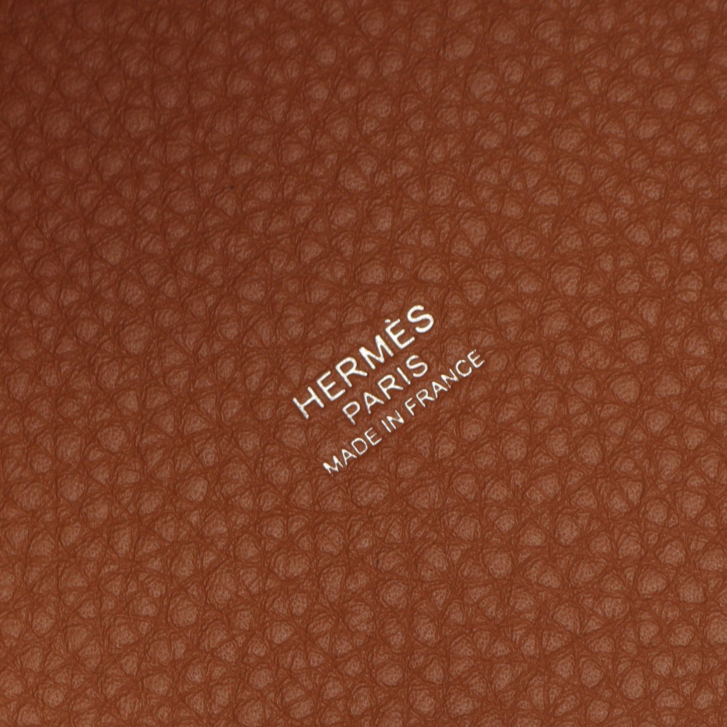 ピコタンロックPM ゴールド ハンドバッグ トリヨンクレマンス ライトブラウン シルバー金具 B刻印 エルメス バッグ HERMES