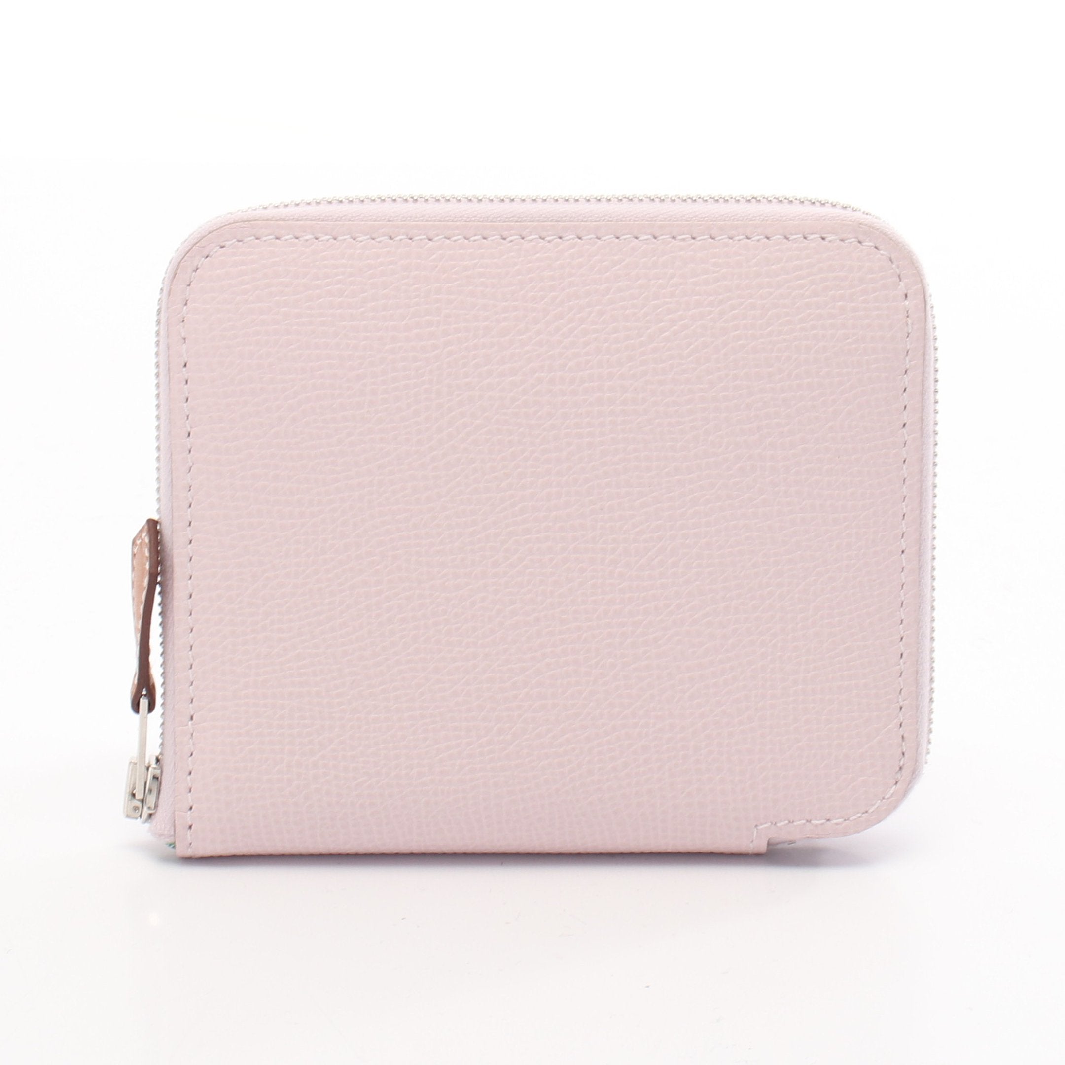 アザップコンパクト シルクイン モーヴペール ラウンドファスナー財布