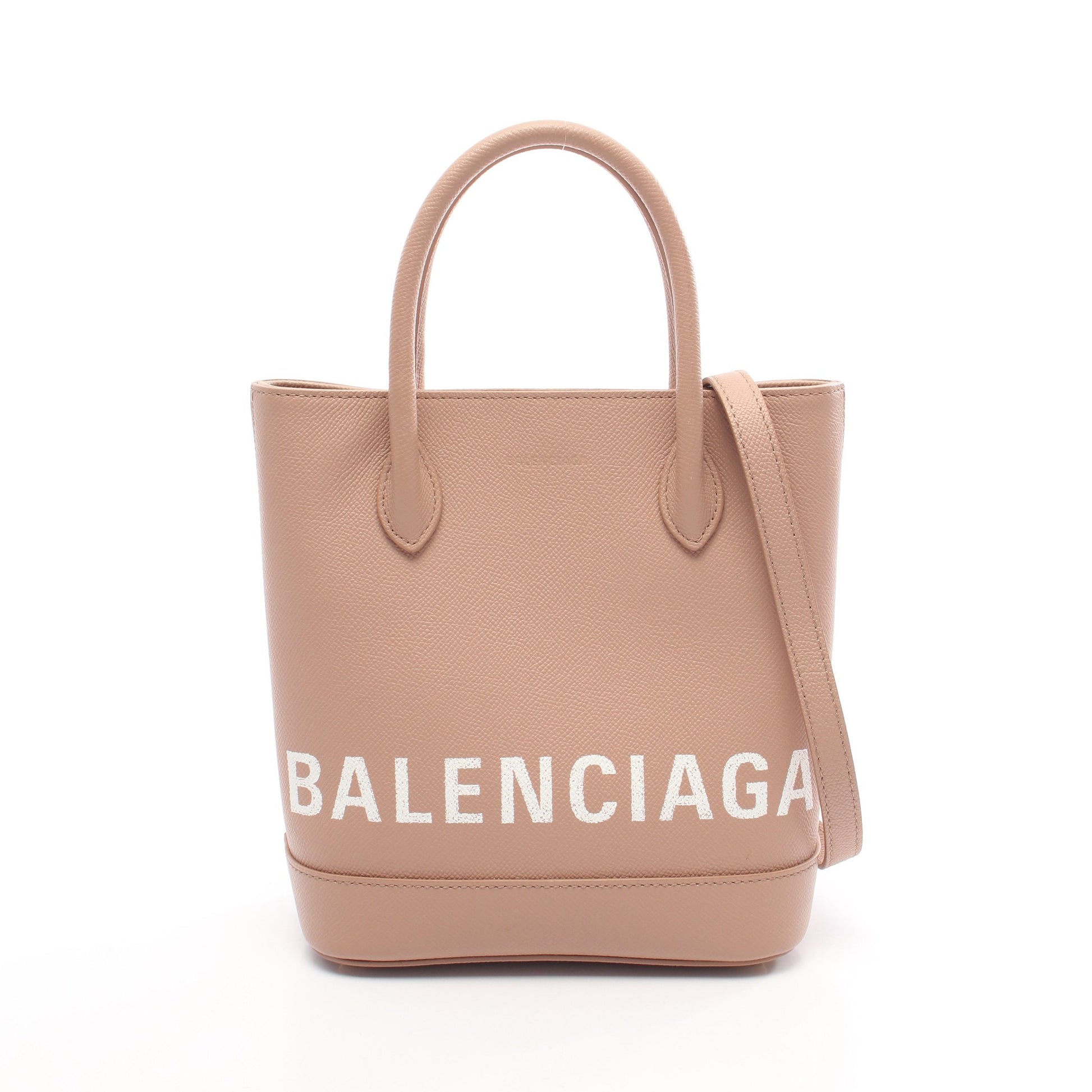 ヴィルXXS ハンドバッグ レザー ピンク 2WAY バレンシアガ バッグ BALENCIAGA