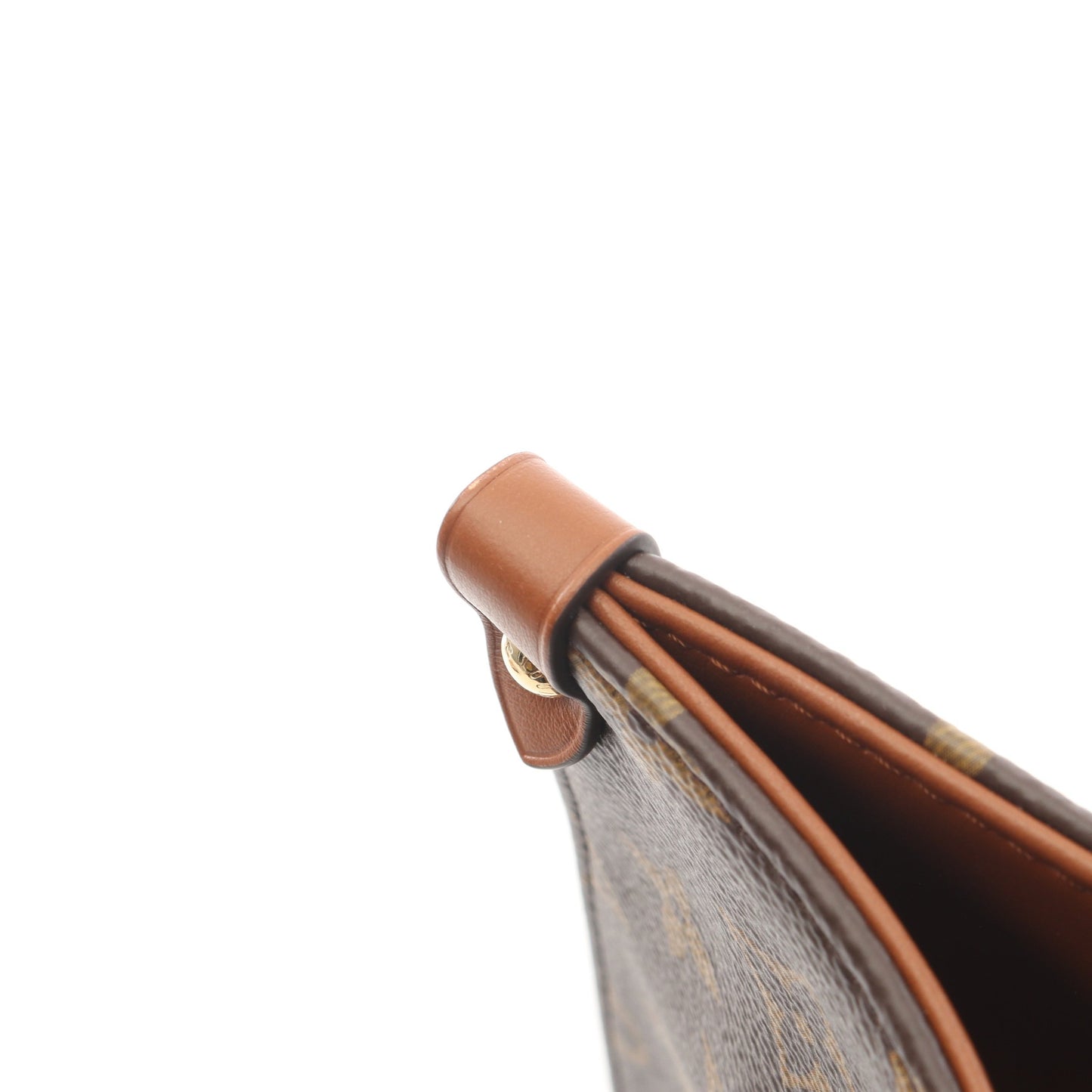 オンザゴー オーガナイザー モノグラム ハンドバッグ トートバッグ PVC レザー ブラウン 2WAY ルイヴィトン バッグ LOUIS VUITTON
