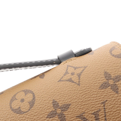 ポシェット メティス MM モノグラムリバース ハンドバッグ PVC レザー ブラウン ブラック 2WAY ルイヴィトン バッグ LOUIS VUITTON