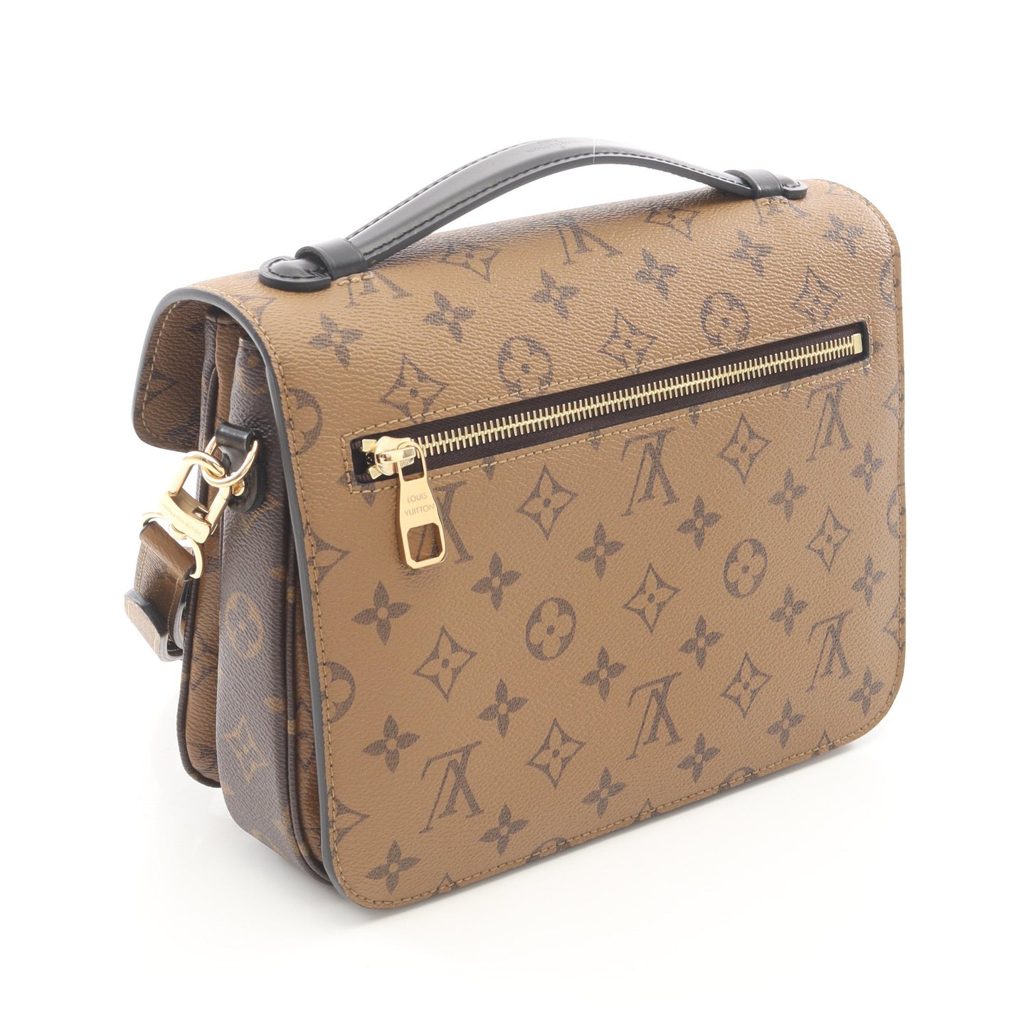 ポシェット メティス MM モノグラムリバース ハンドバッグ PVC レザー ブラウン ブラック 2WAY ルイヴィトン バッグ LOUIS VUITTON