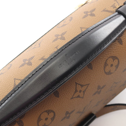 ポシェット メティス MM モノグラムリバース ハンドバッグ PVC レザー ブラウン ブラック 2WAY ルイヴィトン バッグ LOUIS VUITTON