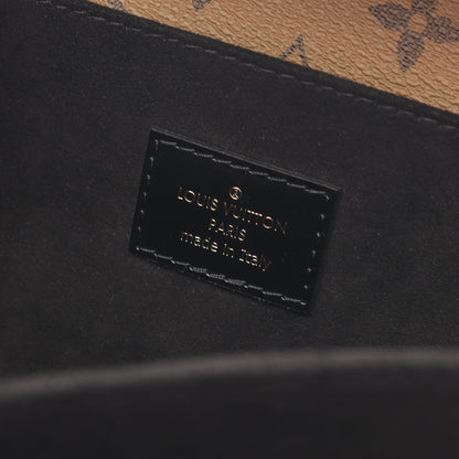 ポシェット メティス MM モノグラムリバース ハンドバッグ PVC レザー ブラウン ブラック 2WAY ルイヴィトン バッグ LOUIS VUITTON