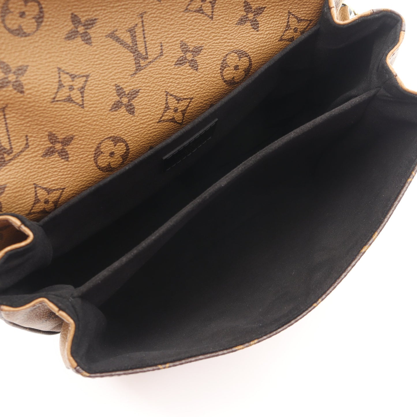 ポシェット メティス MM モノグラムリバース ハンドバッグ PVC レザー ブラウン ブラック 2WAY ルイヴィトン バッグ LOUIS VUITTON