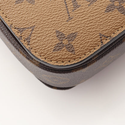 ポシェット メティス MM モノグラムリバース ハンドバッグ PVC レザー ブラウン ブラック 2WAY ルイヴィトン バッグ LOUIS VUITTON