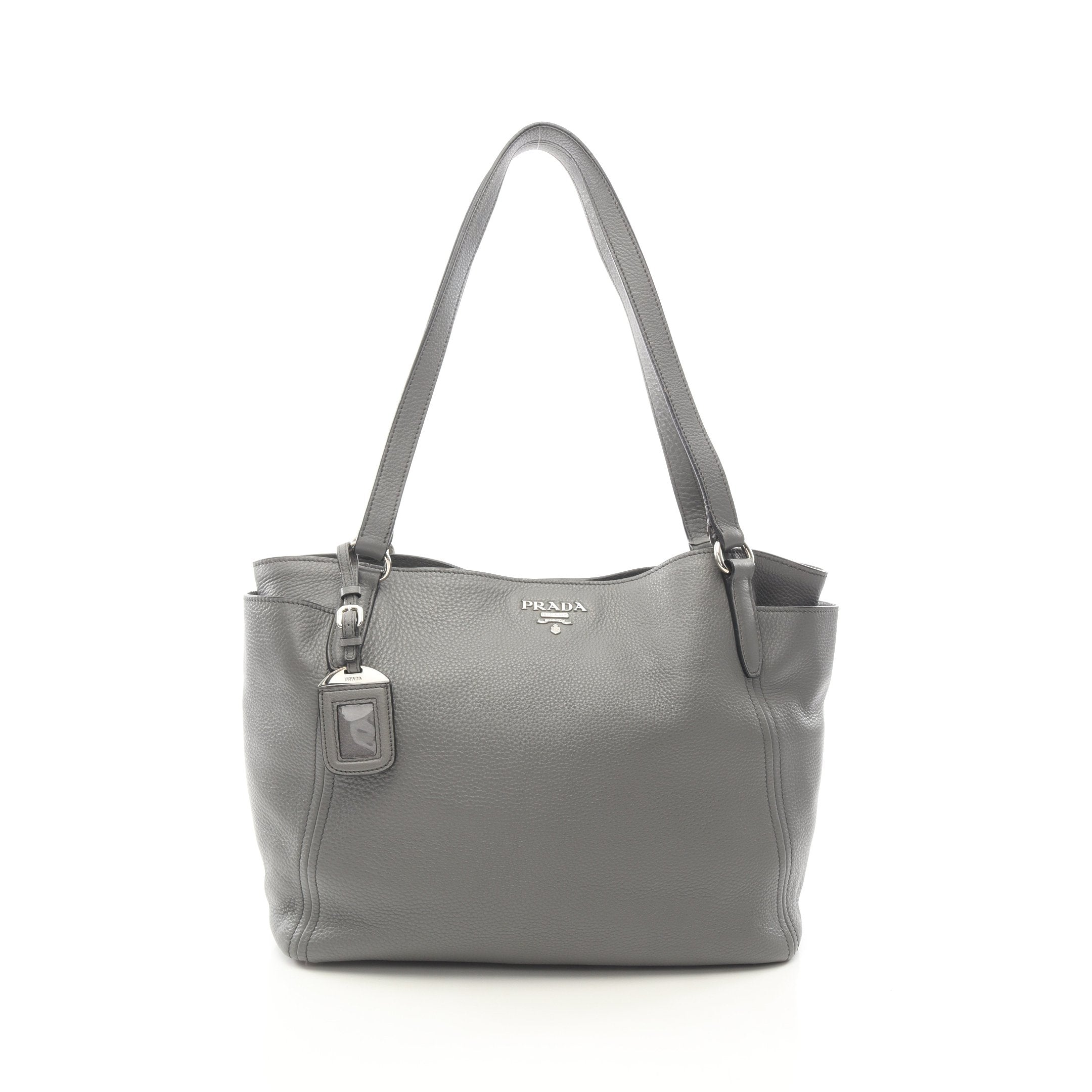 VIT.DAINO ショルダーバッグ トートバッグ レザー グレー プラダ – RECLO