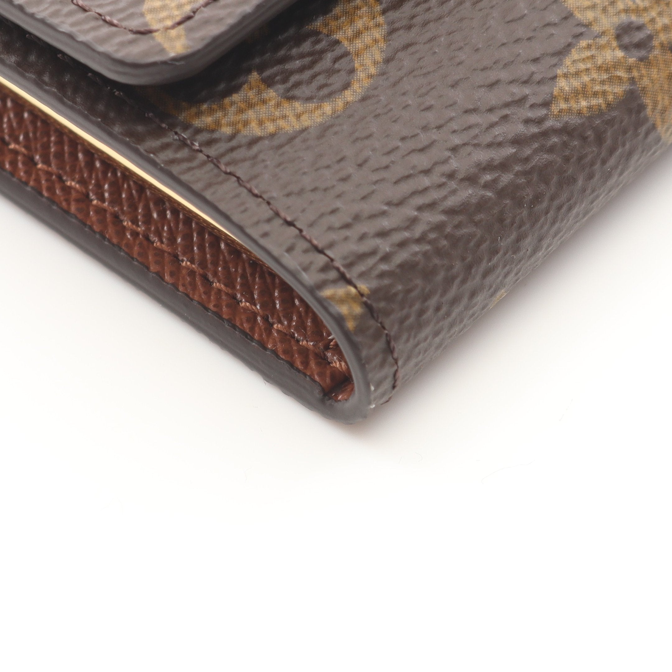 ミュルティクレ6 モノグラム 6連 キーケース PVC ブラウン ルイ