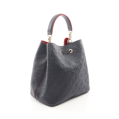ネオノエ モノグラムアンプラント マリーヌルージュ ハンドバッグ レザー ネイビー 2WAY ルイヴィトン バッグ LOUIS VUITTON