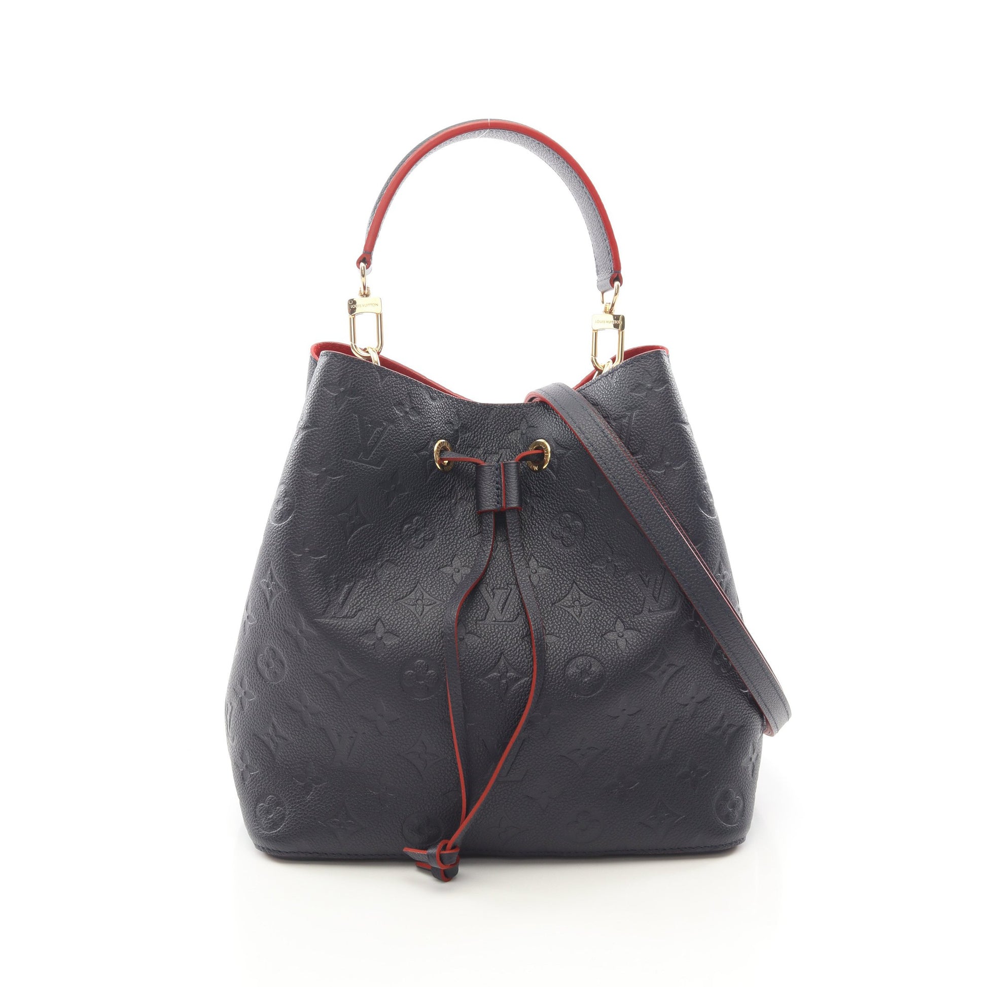 ネオノエ モノグラムアンプラント マリーヌルージュ ハンドバッグ レザー ネイビー 2WAY ルイヴィトン バッグ LOUIS VUITTON