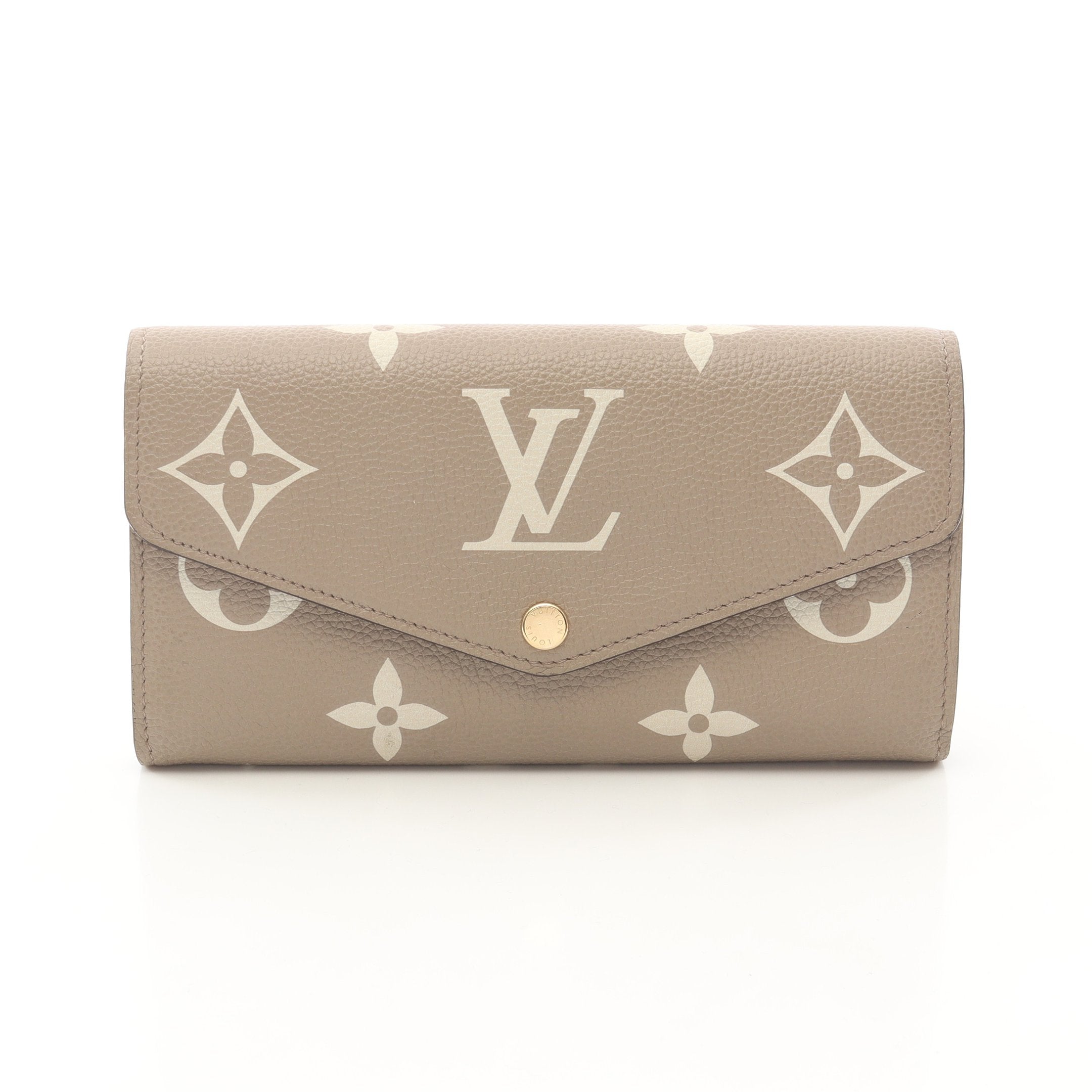 ポルトフォイユ サラ モノグラムアンプラント トゥルトレール クレーム