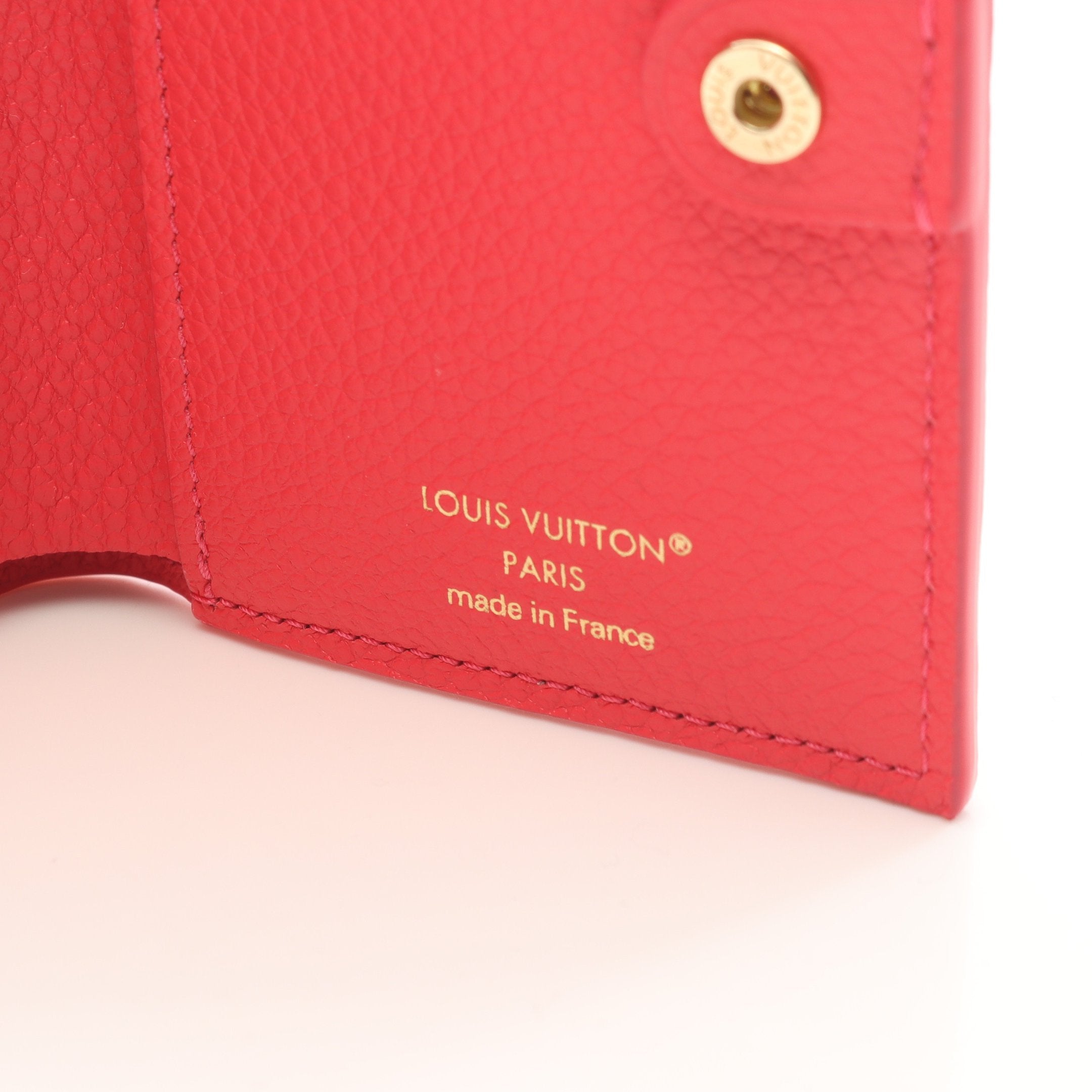 ポルトフォイユ リサ モノグラムアンプラント ストロベリーピンク 二