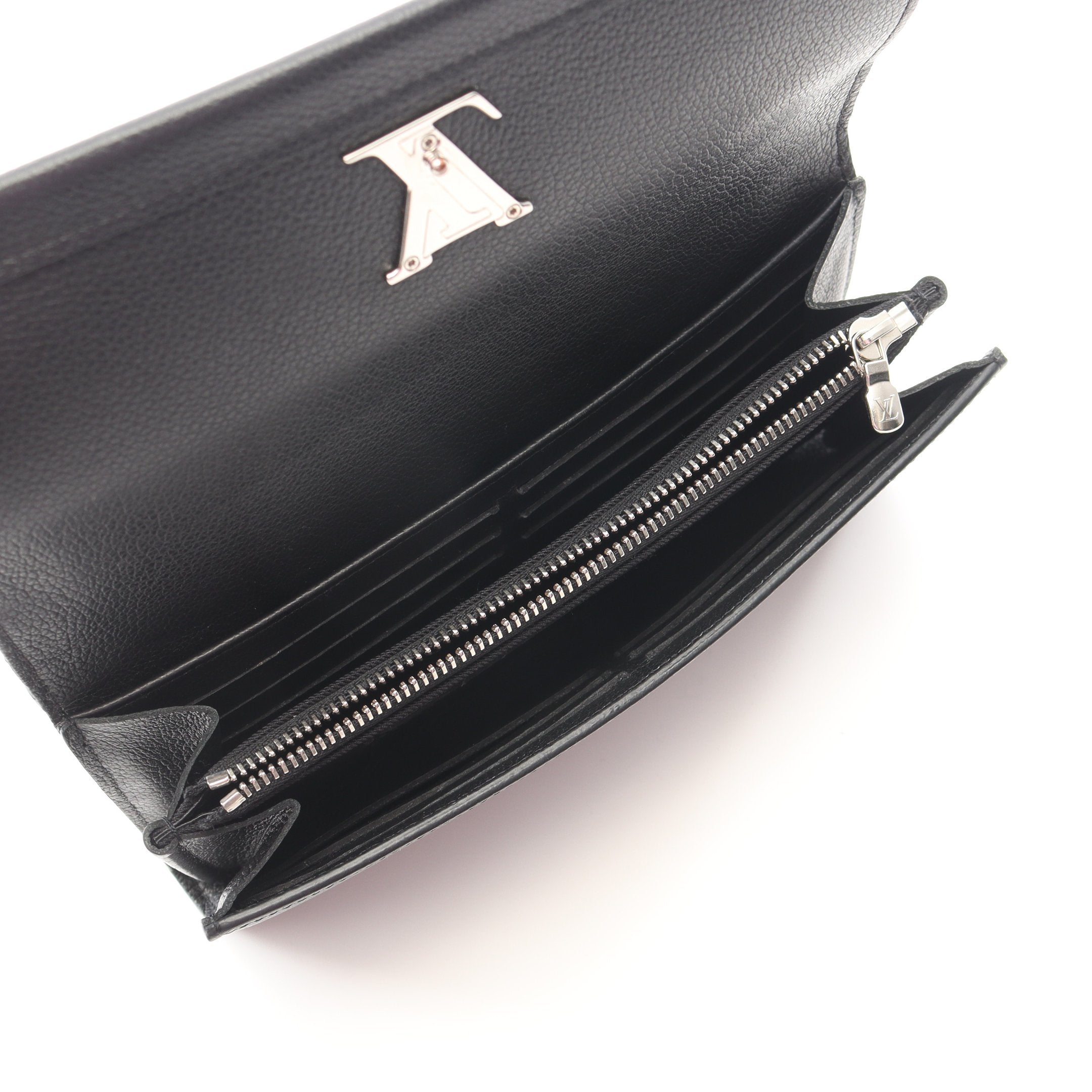 【超極美品】ルイヴィトン　ポルトフォイユロックミー2 長財布　黒 69464-1.jpg