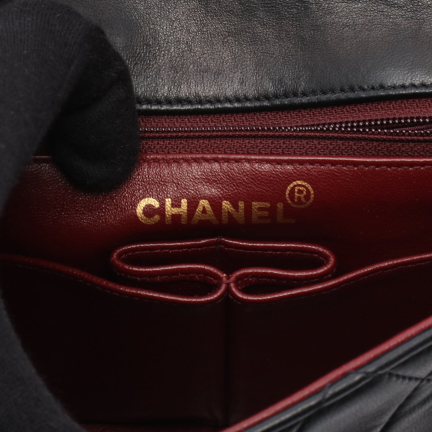 ミニマトラッセ20 チェーンショルダーバッグ ラムスキン ブラック ゴールド金具 シャネル バッグ CHANEL