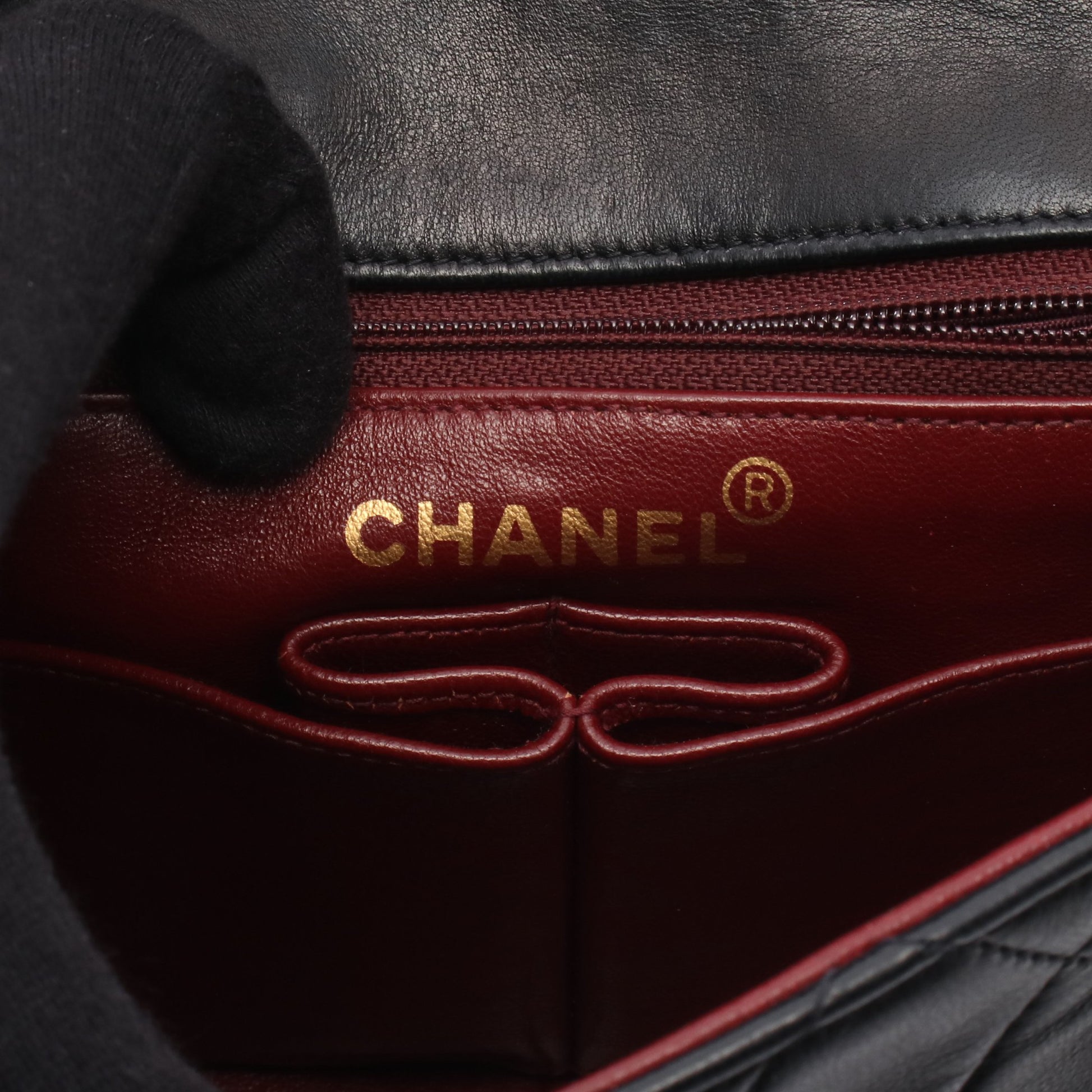 ミニマトラッセ20 チェーンショルダーバッグ ラムスキン ブラック ゴールド金具 シャネル バッグ CHANEL
