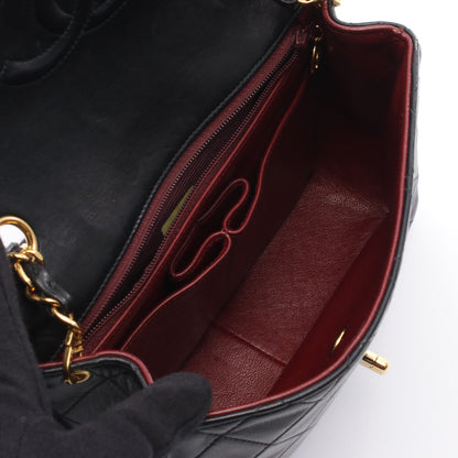 ミニマトラッセ20 チェーンショルダーバッグ ラムスキン ブラック ゴールド金具 シャネル バッグ CHANEL